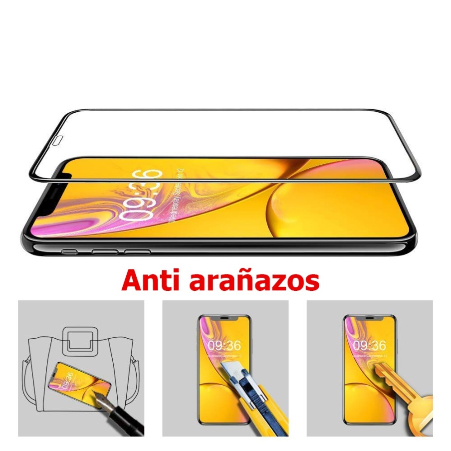 CRISTAL TEMPLADO NEGRO IPHONE 11