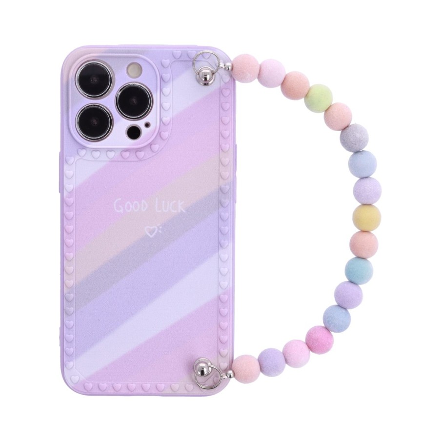 Funda con Rayas GOOD LUCK con Cadena...