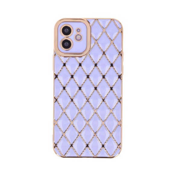 Funda de Rombos en Relieve para Iphone