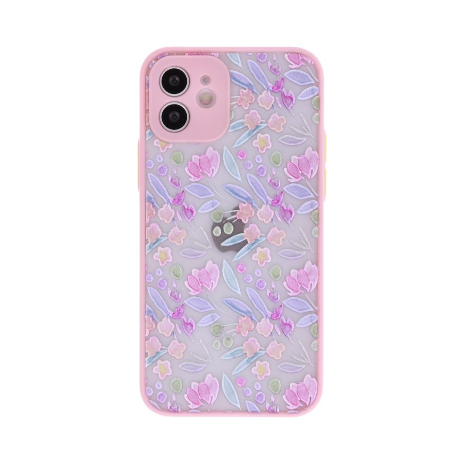 Funda Translúcida Rosa de Flores