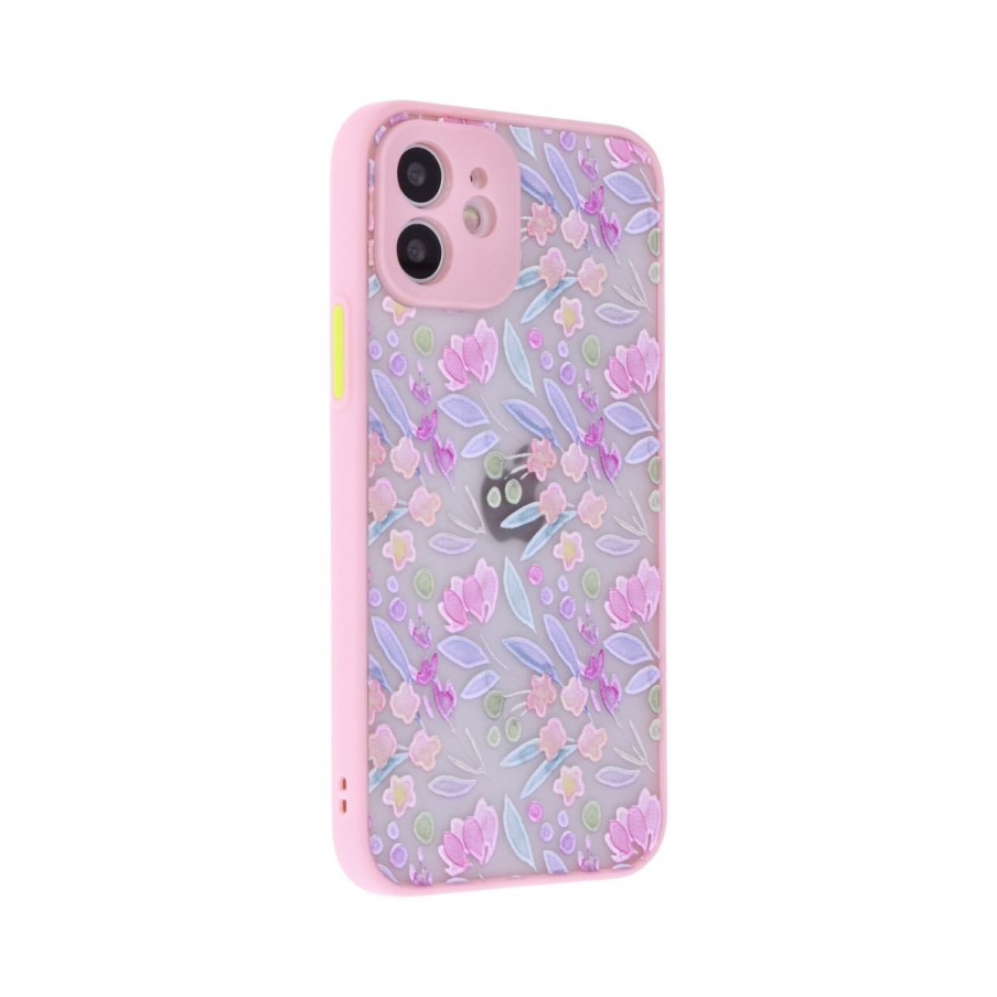 Funda Translúcida Rosa de Flores