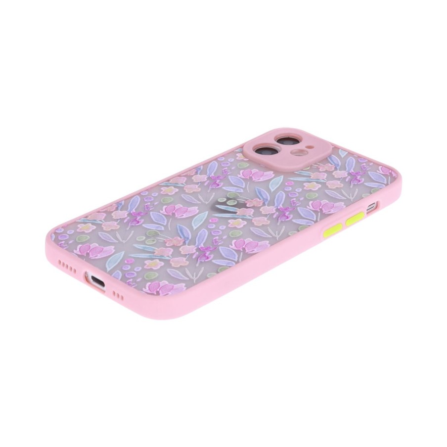 Funda Translúcida Rosa de Flores