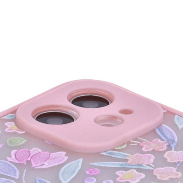 Funda Translúcida Rosa de Flores