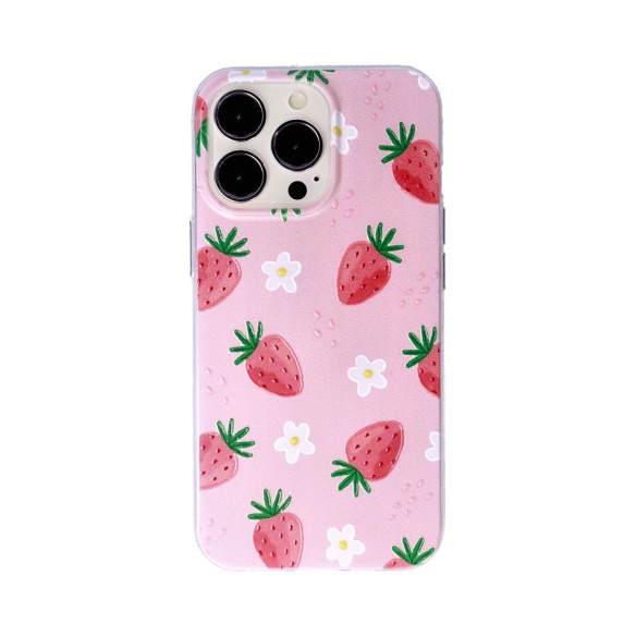 Funda Rosa de Fresas