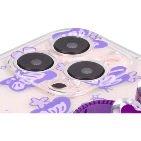 Funda de Mariposas con Cadena de Corazones