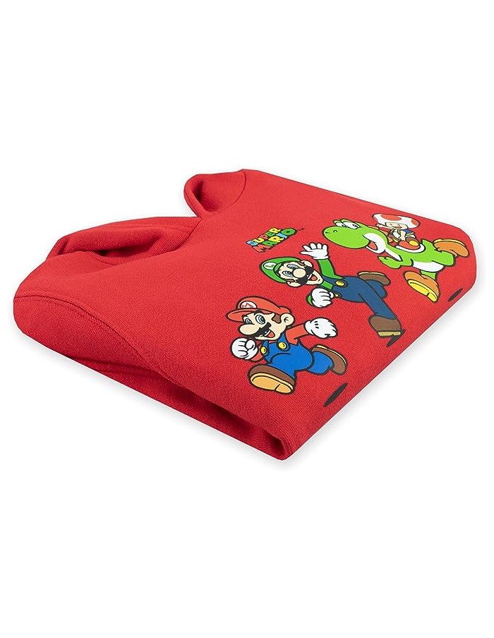 Sudadera con Capucha Roja Super Mario