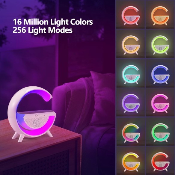 Altavoz G Bluetooth & Cargador Inalámbrico RGB SL10044