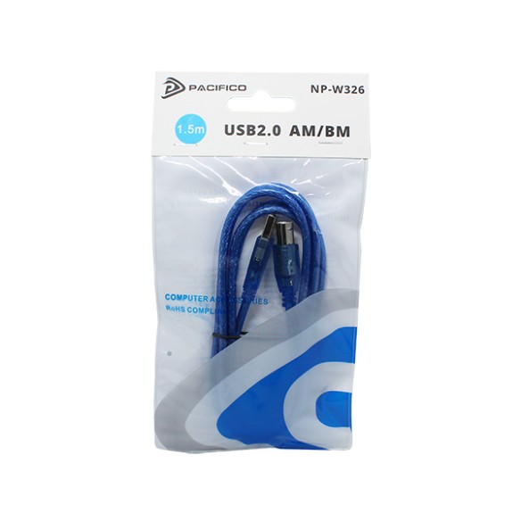 Cable USB / Tipo B Impresora Pacifico NP-W326