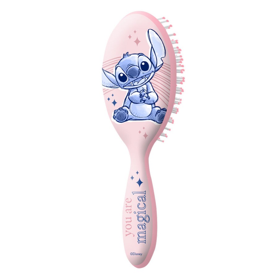 Cepillo de Pelo Rosa Lilo & Stich