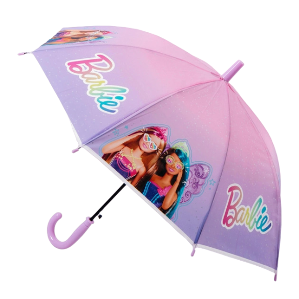 Paraguas Automático para niños 60cm Barbie