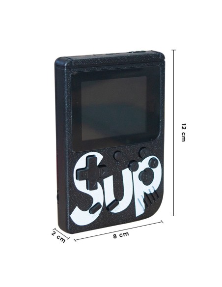 Consola Arcade Portátil Negra 400 Juegos Sup Game Box Plus