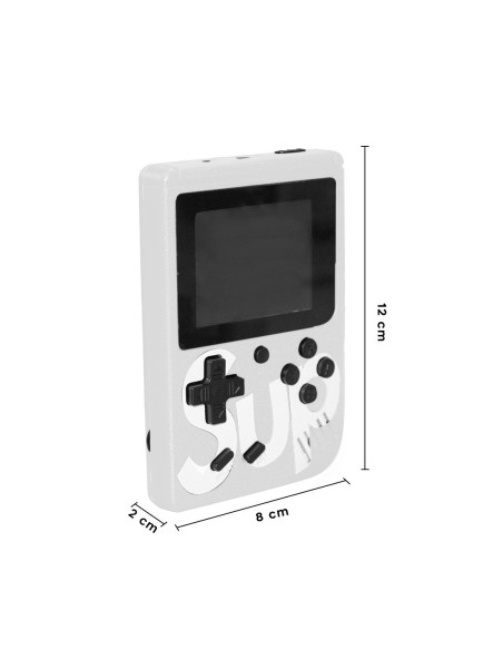 Consola Arcade Portátil Blanca 400 Juegos Sup Game Box Plus