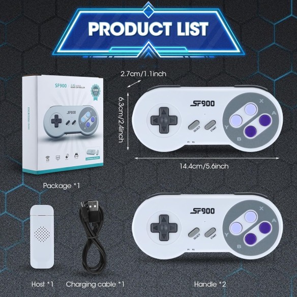 Consola Arcade Inalámbrica 5000 Juegos HDMI SF900