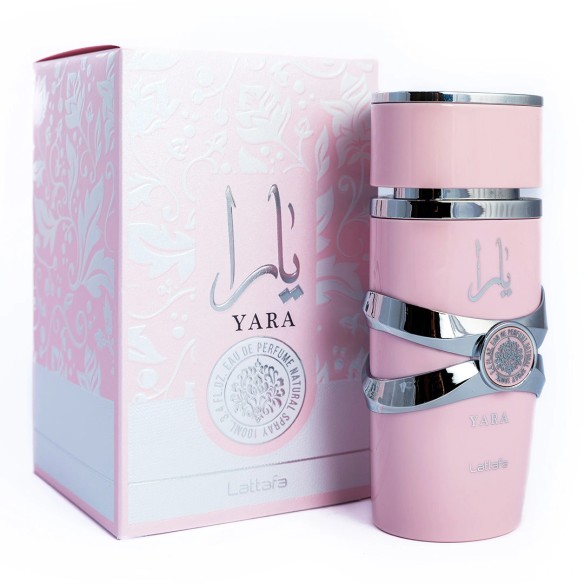 Agua de Perfume Árabe Yara Rosa 100 ml de Larga Duración para Mujer