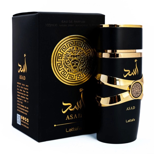 Agua de Perfume Árabe Asad 100 ml de Larga Duración para Hombre